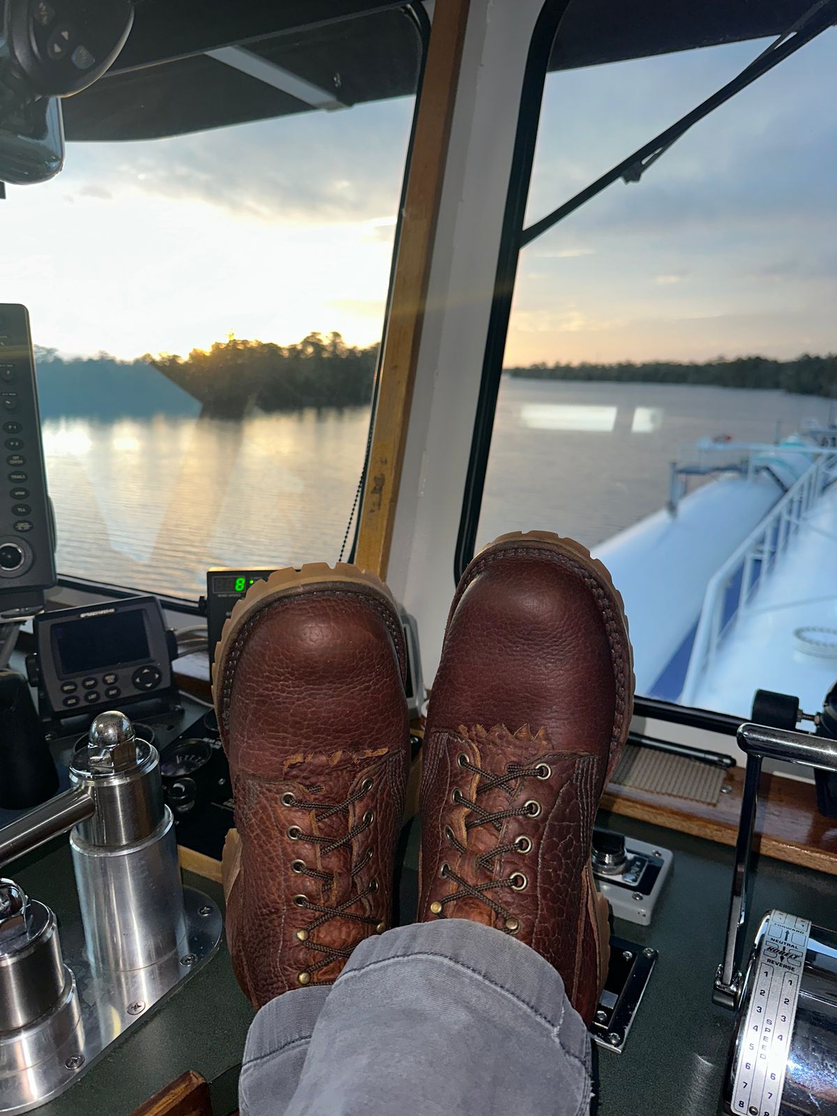 Photo by BigStryke on October 5, 2025 of the JK Boots Forefront in Bison Smooth.