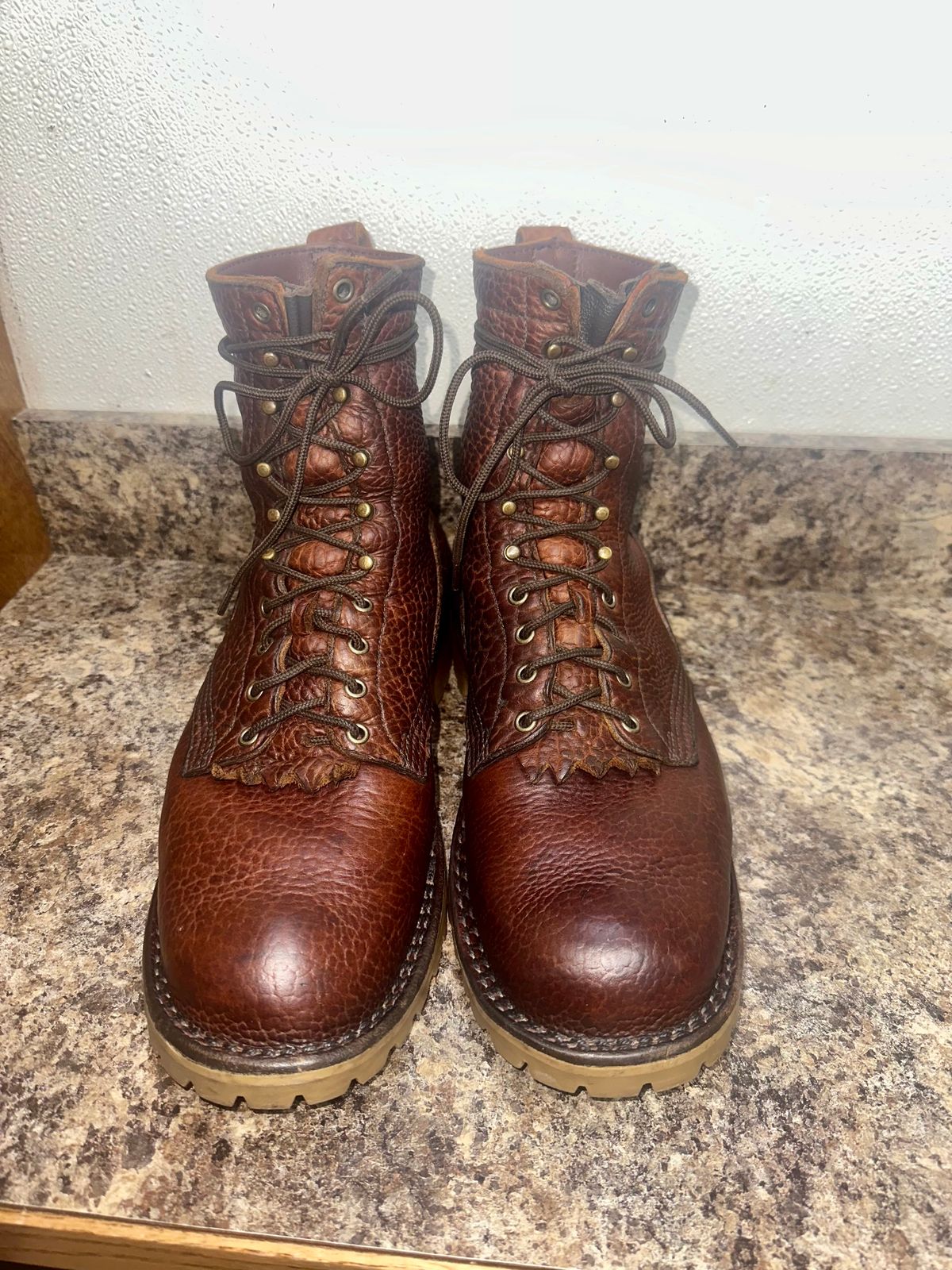 Photo by BigStryke on November 1, 2025 of the JK Boots Forefront in Bison Smooth.