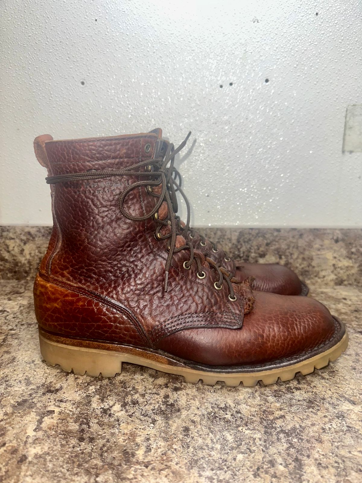 Photo by BigStryke on November 1, 2025 of the JK Boots Forefront in Bison Smooth.