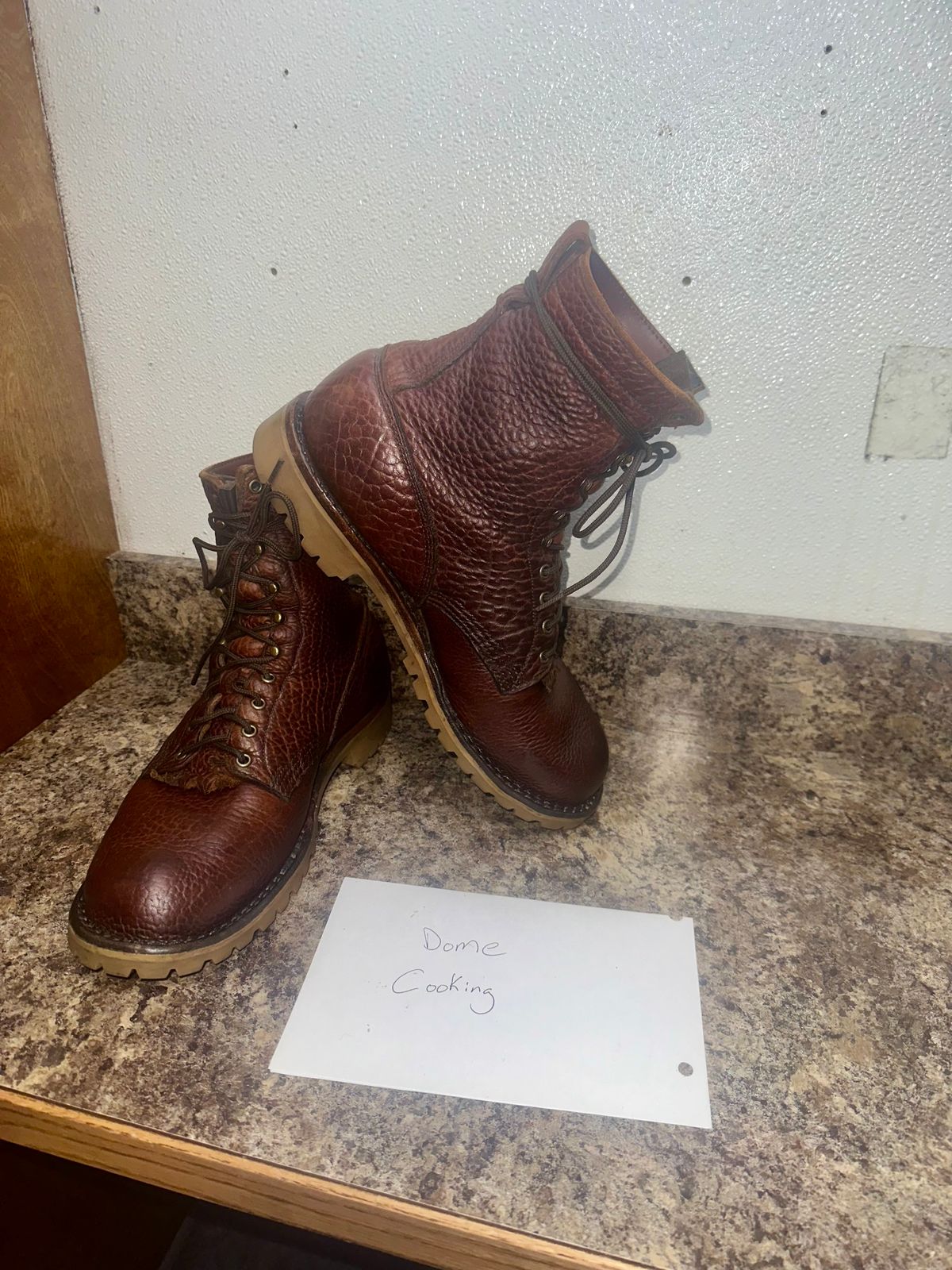 Photo by BigStryke on November 1, 2025 of the JK Boots Forefront in Bison Smooth.