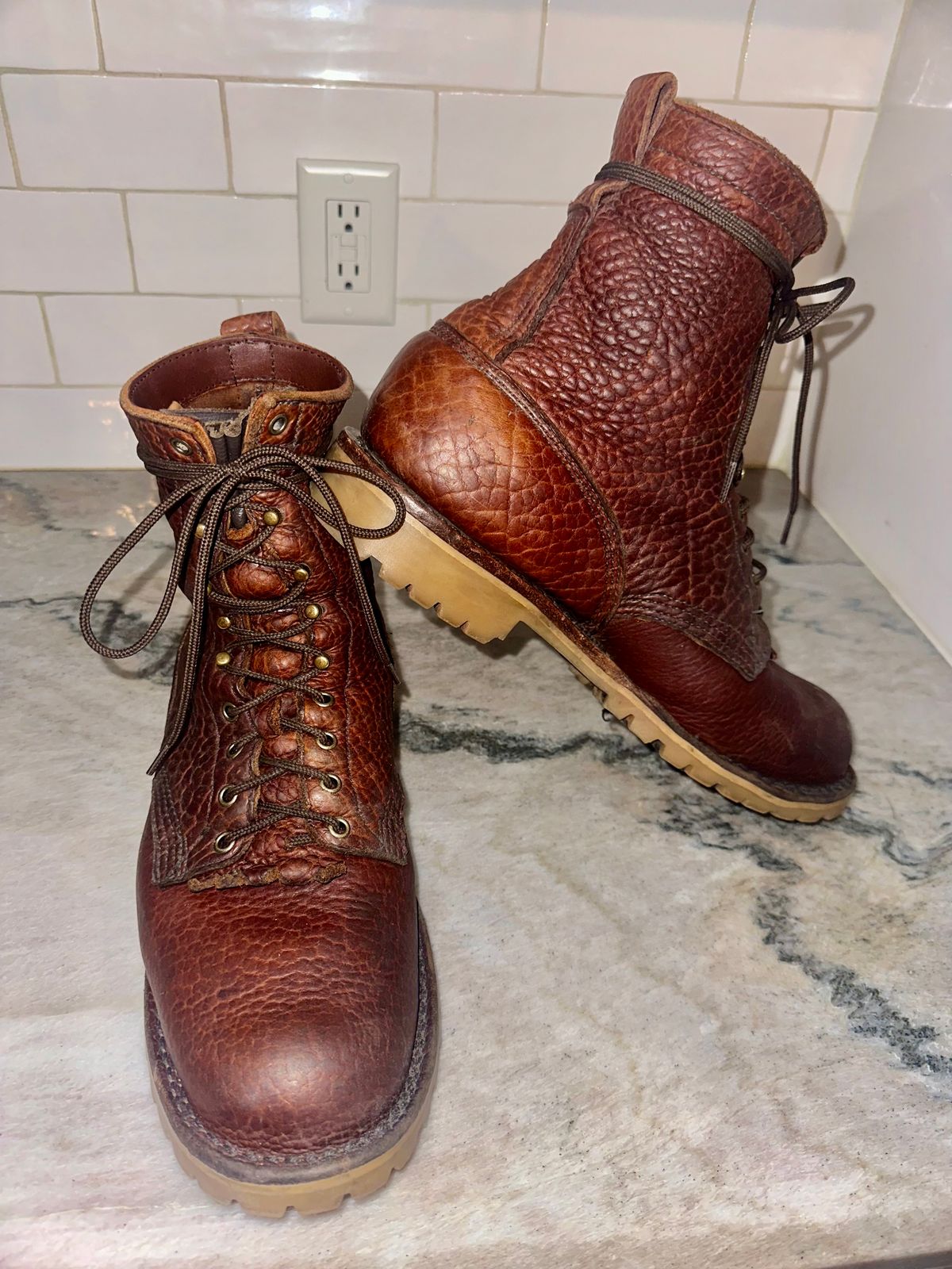 Photo by BigStryke on December 4, 2025 of the JK Boots Forefront in Bison Smooth.