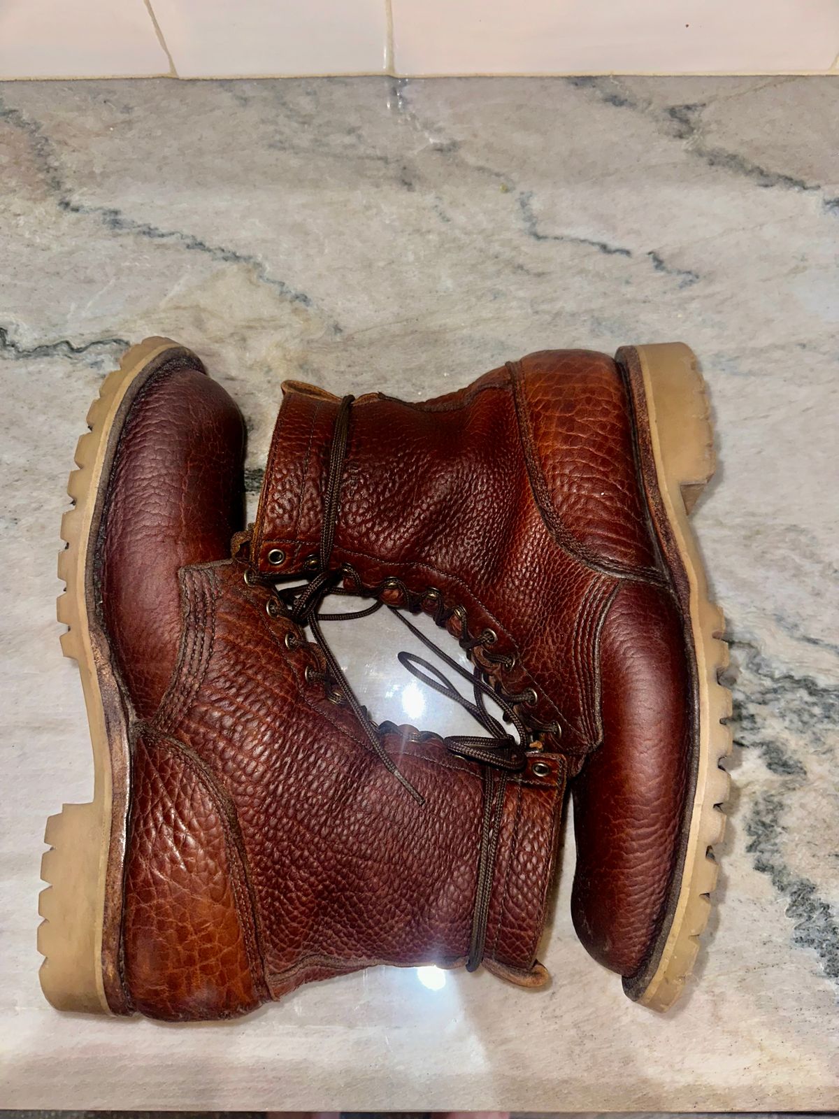 Photo by BigStryke on December 4, 2025 of the JK Boots Forefront in Bison Smooth.