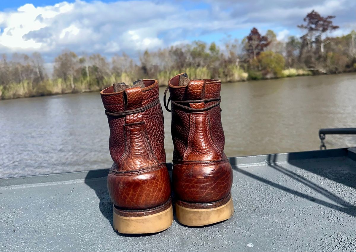 Photo by BigStryke on December 26, 2025 of the JK Boots Forefront in Bison Smooth.