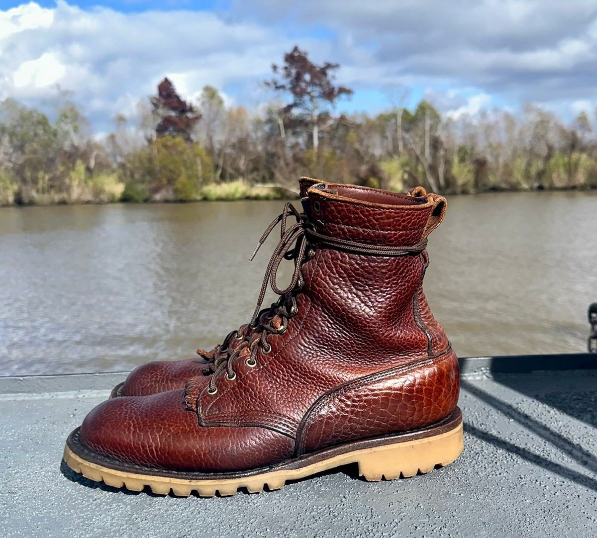 Photo by BigStryke on December 26, 2025 of the JK Boots Forefront in Bison Smooth.