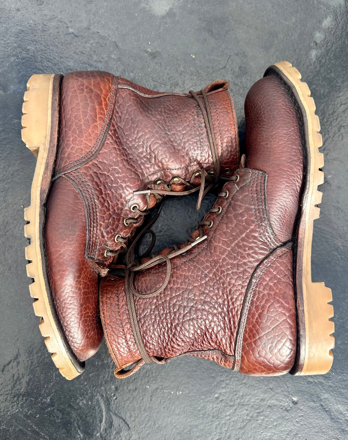 Photo by BigStryke on December 26, 2025 of the JK Boots Forefront in Bison Smooth.