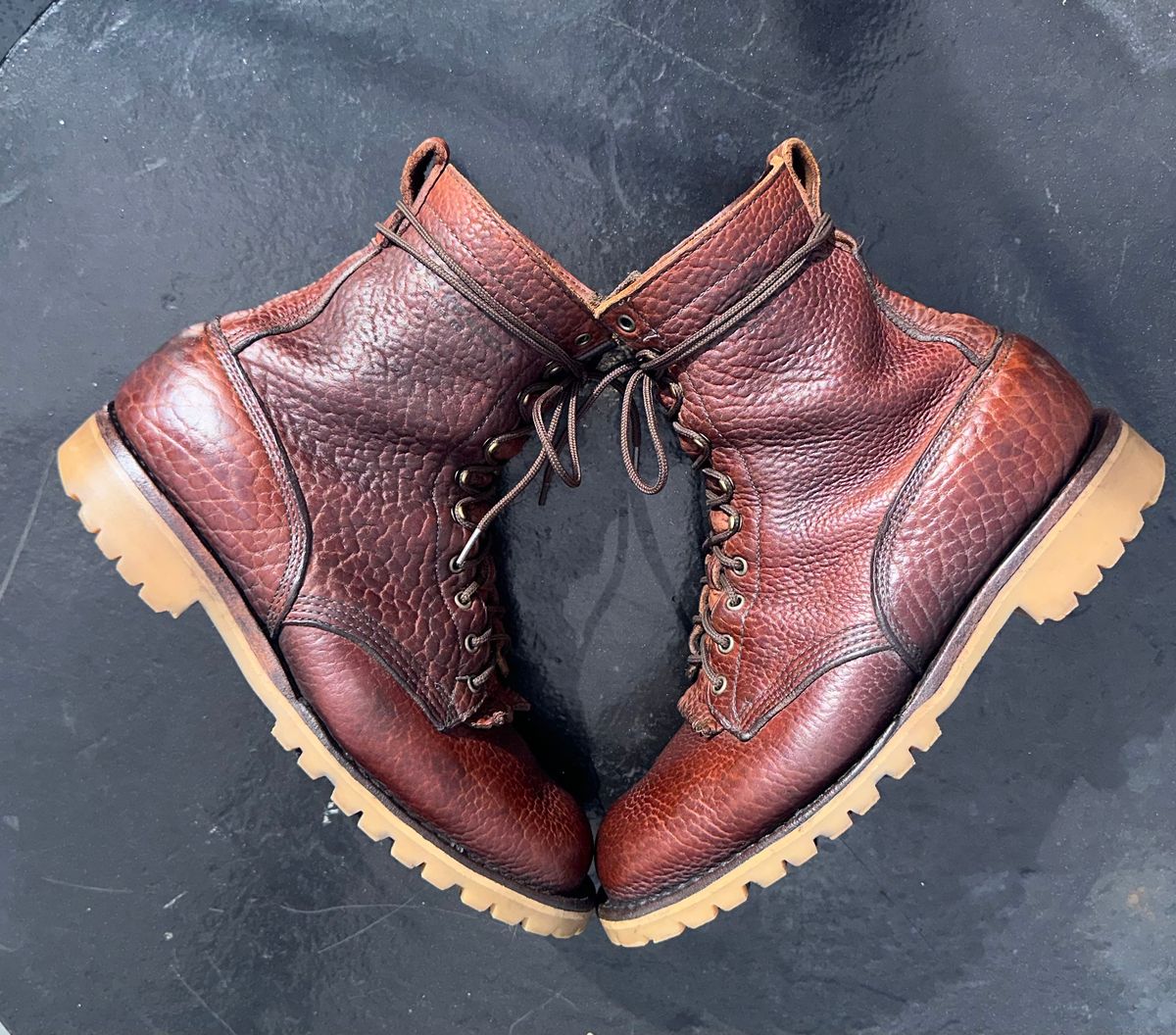 Photo by BigStryke on December 26, 2025 of the JK Boots Forefront in Bison Smooth.