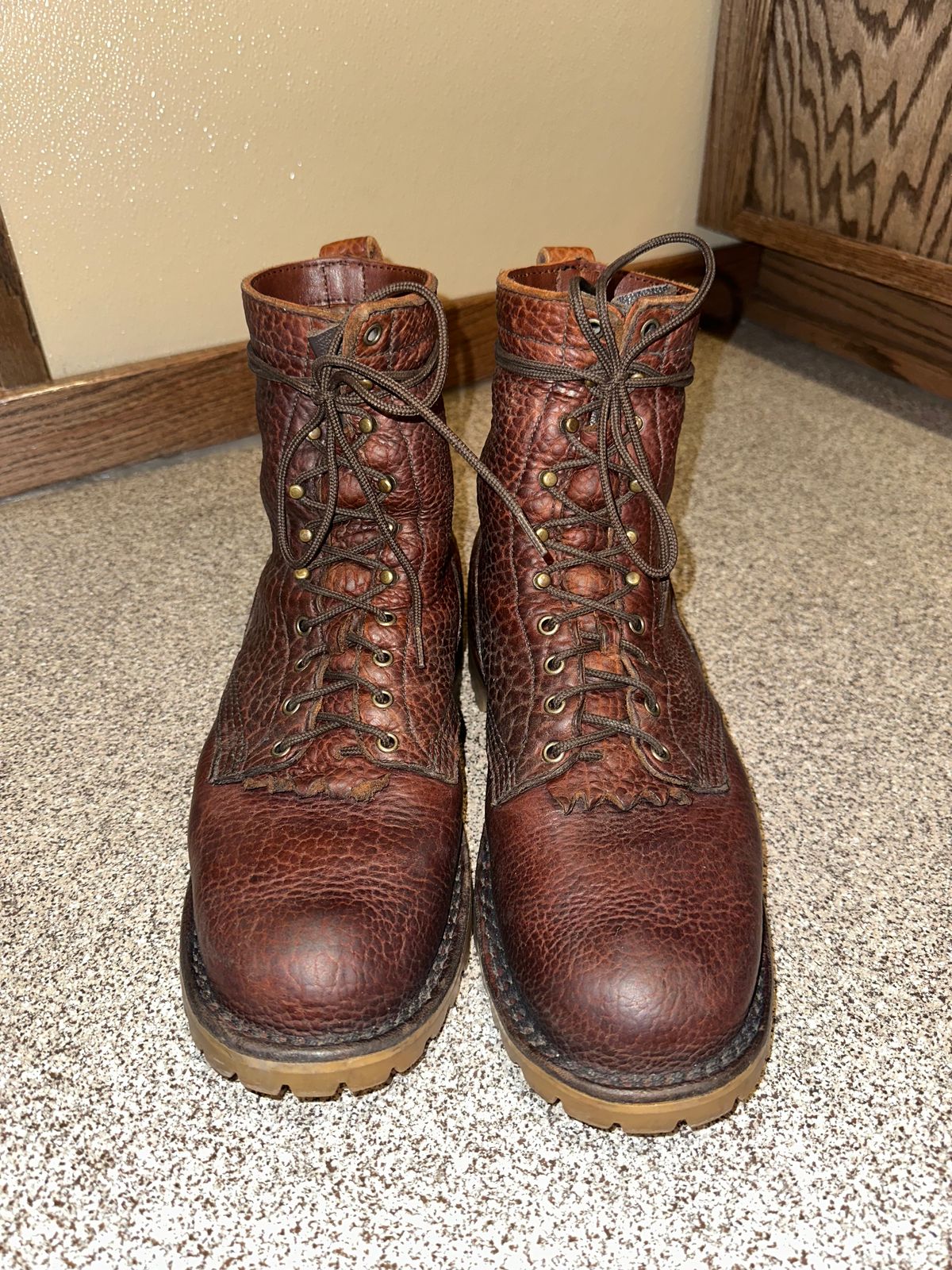 Photo by BigStryke on February 3, 2026 of the JK Boots Forefront in Bison Smooth.