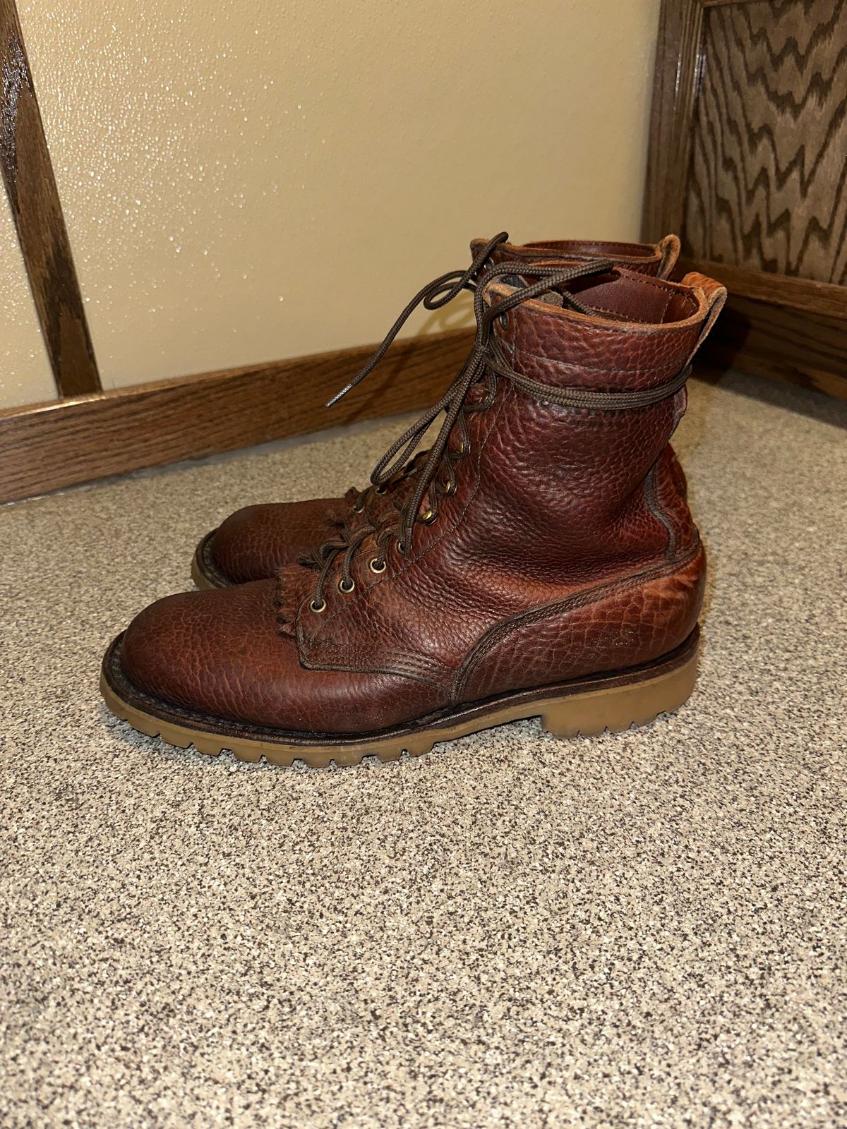 Photo by BigStryke on February 3, 2026 of the JK Boots Forefront in Bison Smooth.