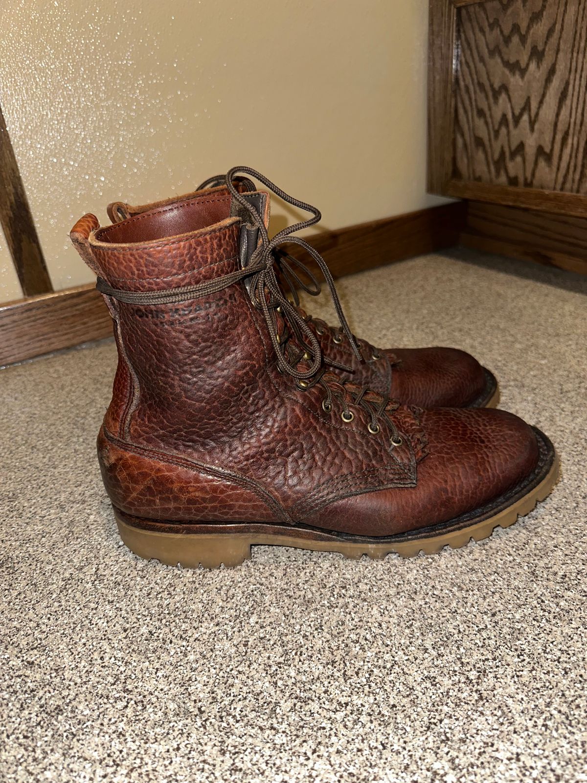 Photo by BigStryke on February 3, 2026 of the JK Boots Forefront in Bison Smooth.