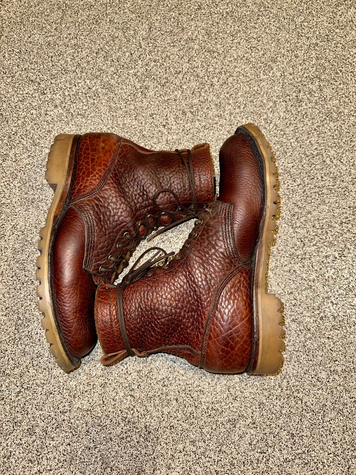 Photo by BigStryke on April 6, 2026 of the JK Boots Forefront in Bison Smooth.