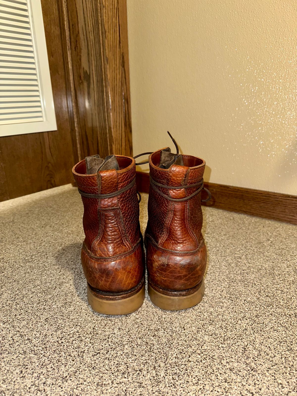 Photo by BigStryke on April 6, 2026 of the JK Boots Forefront in Bison Smooth.