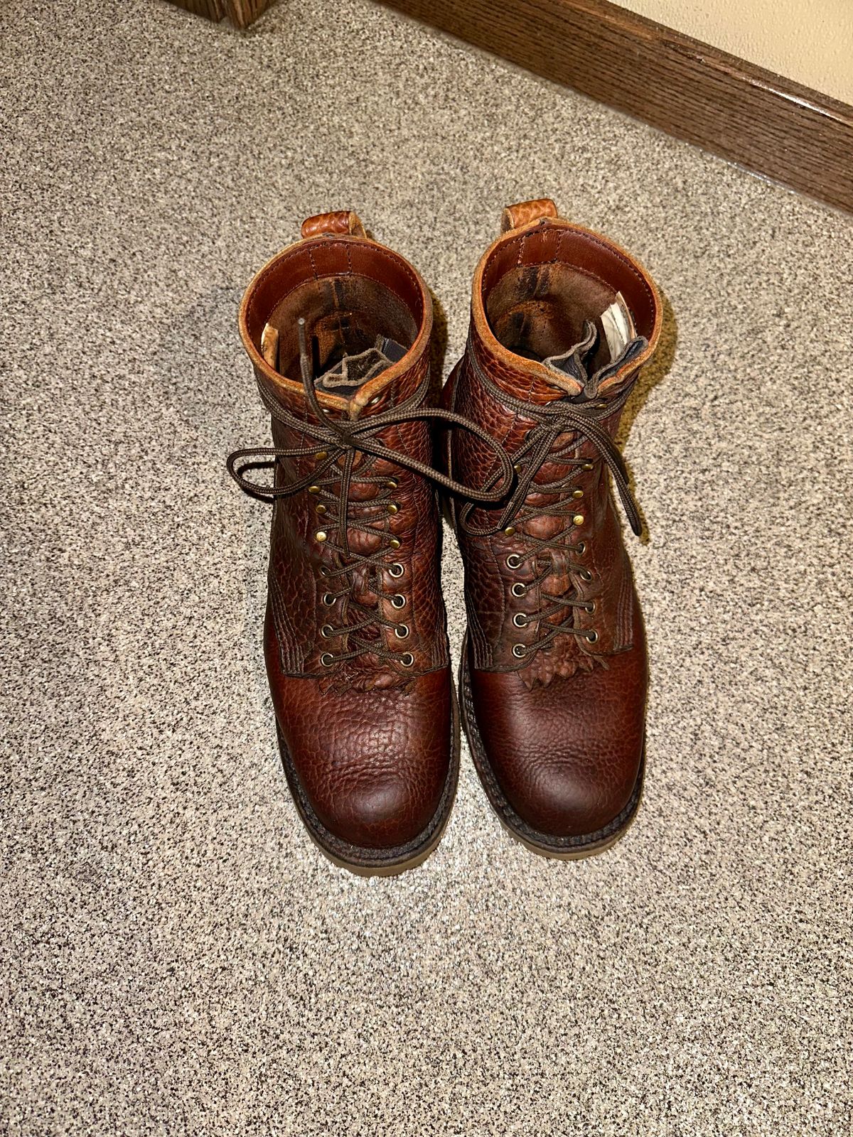 Photo by BigStryke on April 6, 2026 of the JK Boots Forefront in Bison Smooth.