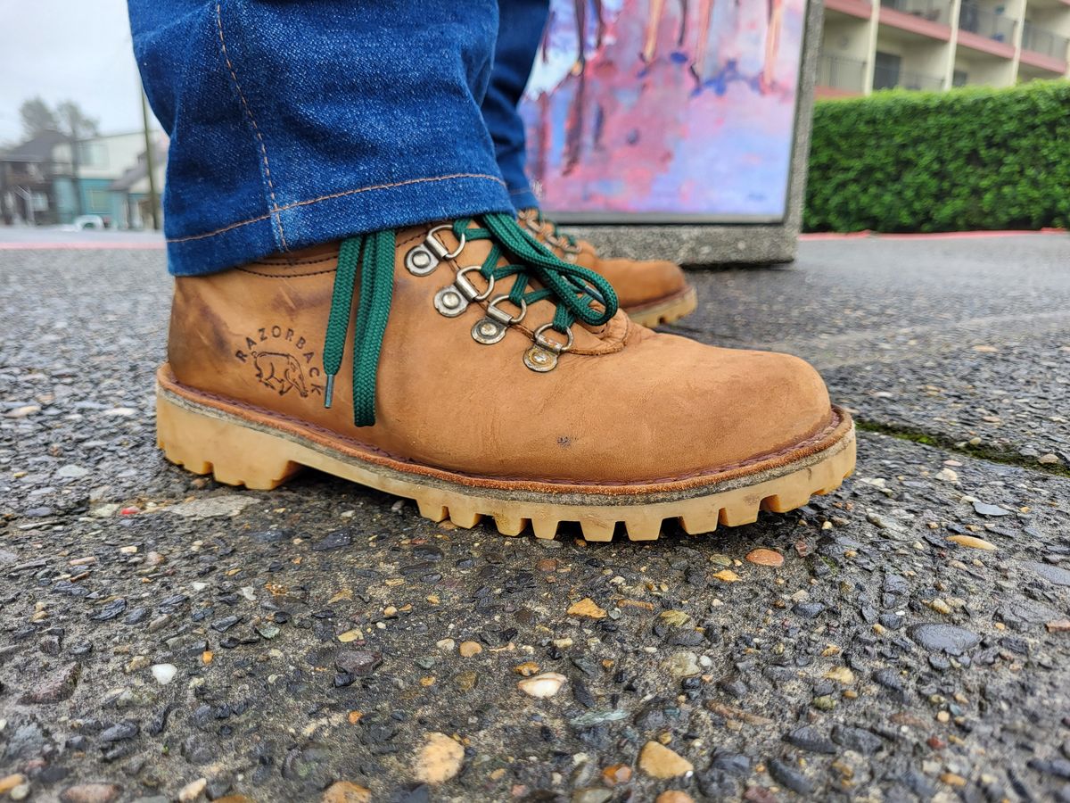 Photo by Max on November 1, 2025 of the Jim Green Razorback in Fudge Crazy Horse.