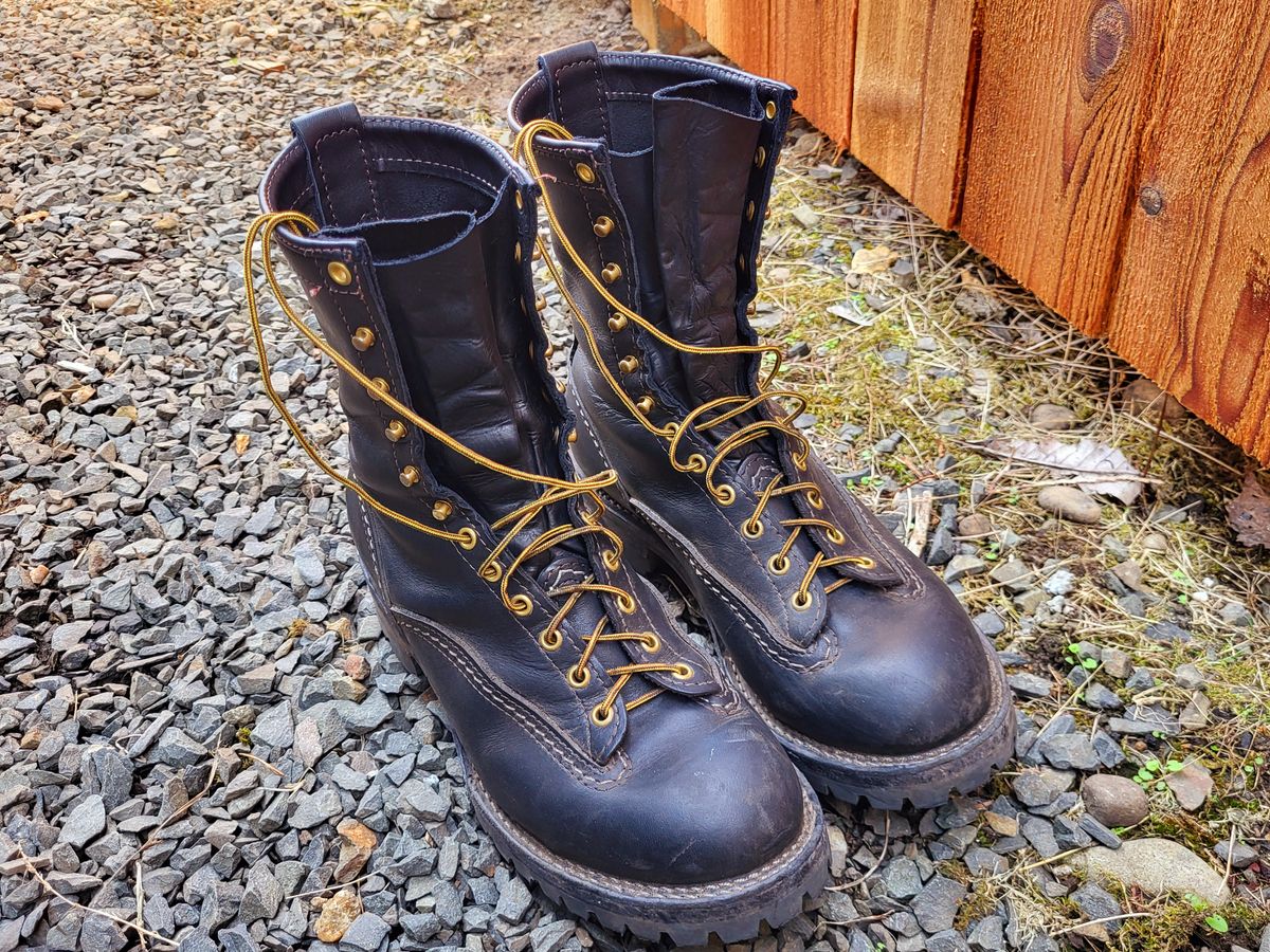 Photo by Max on September 15, 2024 of the Wesco Jobmaster in Stock Black Leather.