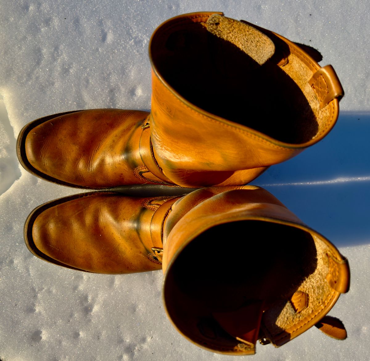 Photo by rmgman on February 5, 2026 of the Wesco x S&S Van Cleef III in Horween Natural Essex.