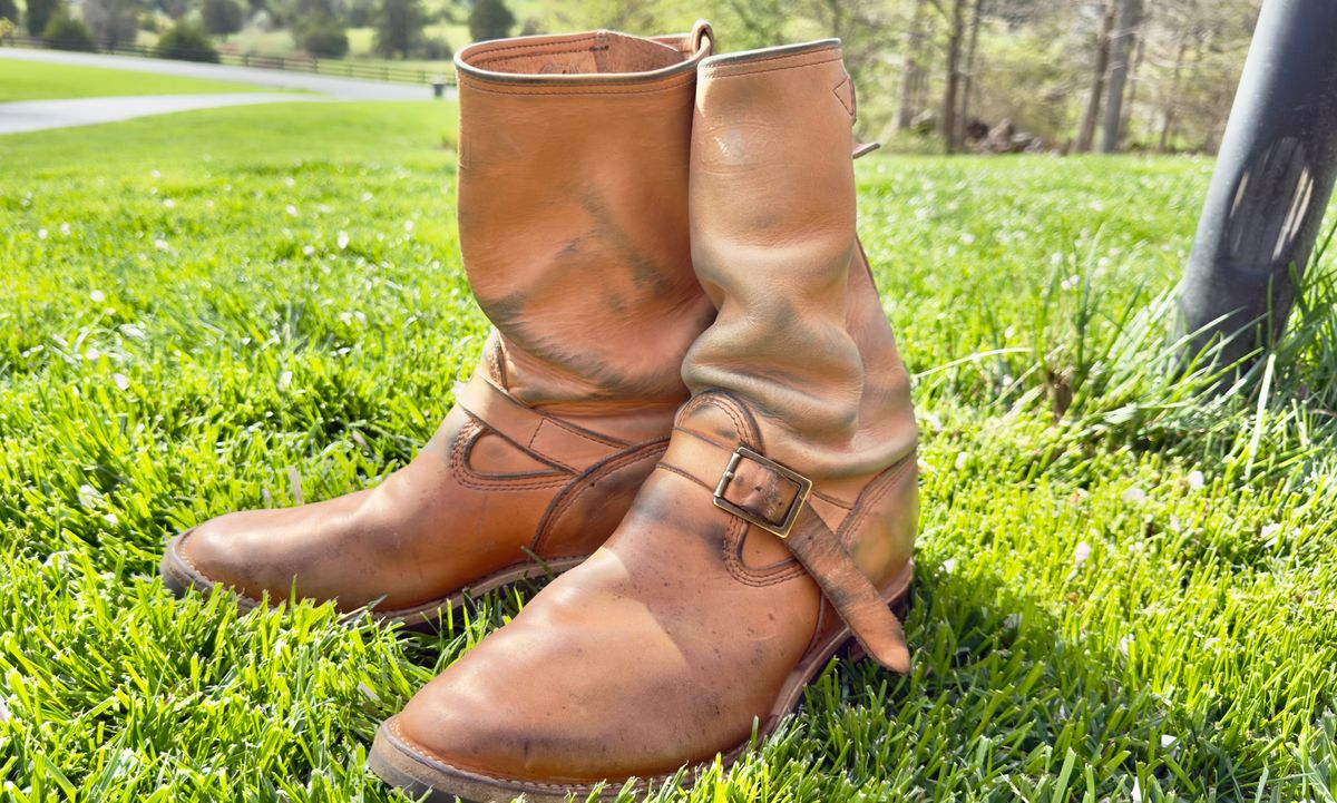 Photo by rmgman on April 5, 2026 of the Wesco x S&S Van Cleef III in Horween Natural Essex.