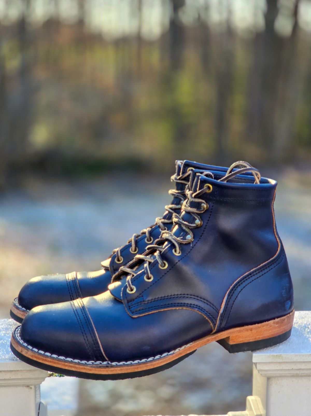 Photo by fallabel on January 4, 2025 of the Nicks MTO in Nicks / Wickett & Craig Double Stuffed Cobalt.