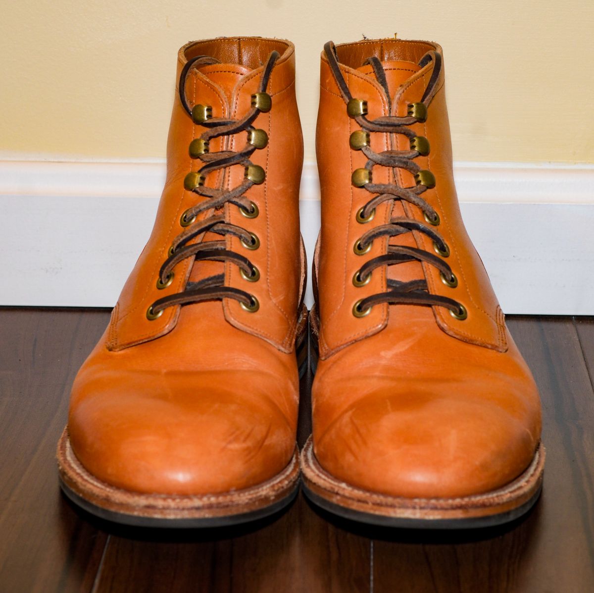 Photo by fallabel on April 5, 2026 of the Grant Stone Diesel Boot in Horween Tan Essex.