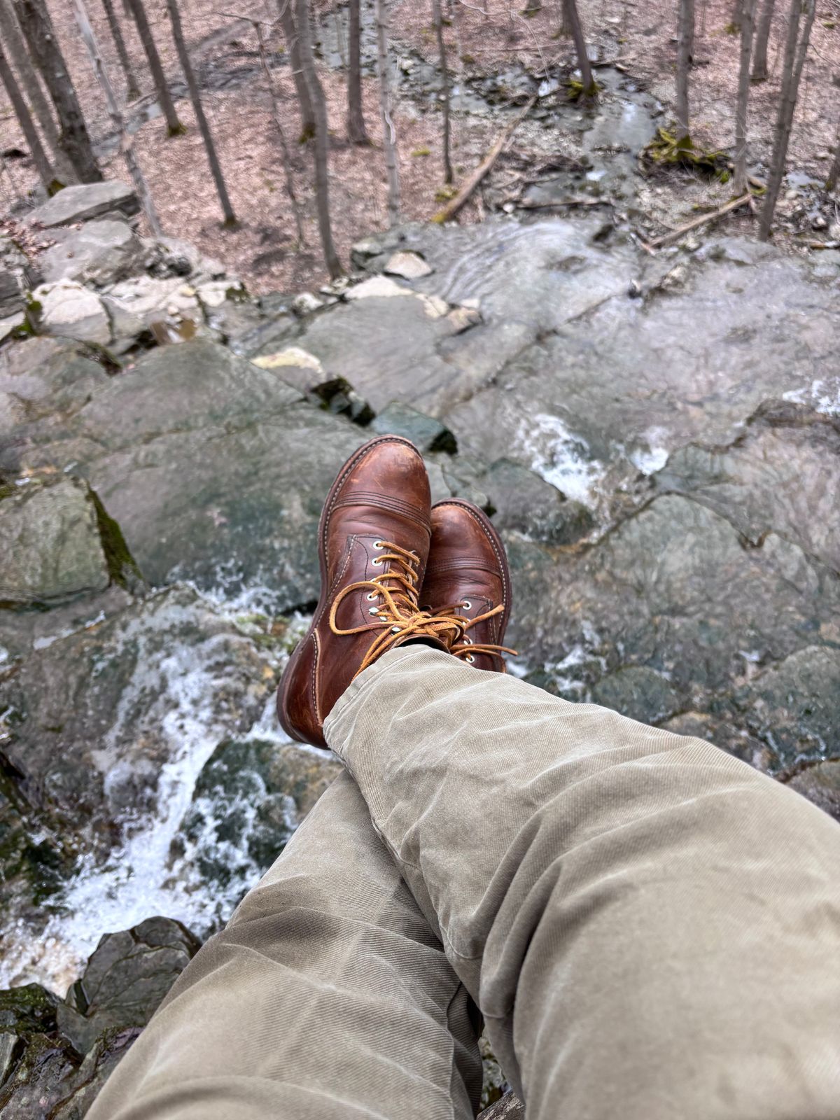 Photo by GodsRedeemed on March 30, 2026 of the Red Wing Iron Ranger in S.B. Foot Copper Rough and Tough.