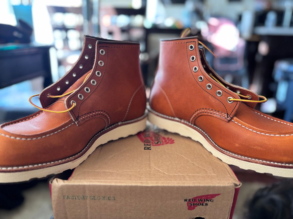 Photo by GodsRedeemed on July 19, 2025 of the Red Wing 875 in S.B. Foot Oro Legacy.