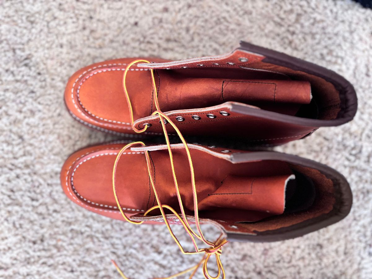 Photo by GodsRedeemed on July 19, 2025 of the Red Wing 875 in S.B. Foot Oro Legacy.