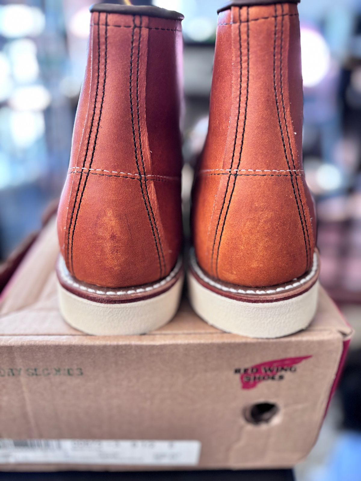Photo by GodsRedeemed on July 19, 2025 of the Red Wing 875 in S.B. Foot Oro Legacy.