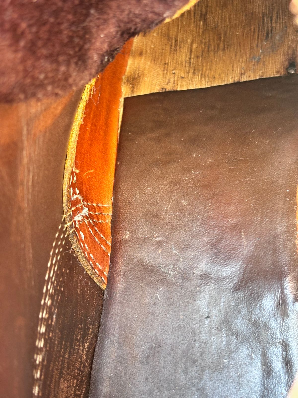 Photo by GodsRedeemed on January 3, 2025 of the Baker’s Custom White’s Bounty Hunters Bounty Hunters in Horween Cinnamon Waxed Flesh & Seidel Brown Oil Tan Roughout & Horween Olive Waxed Flesh.