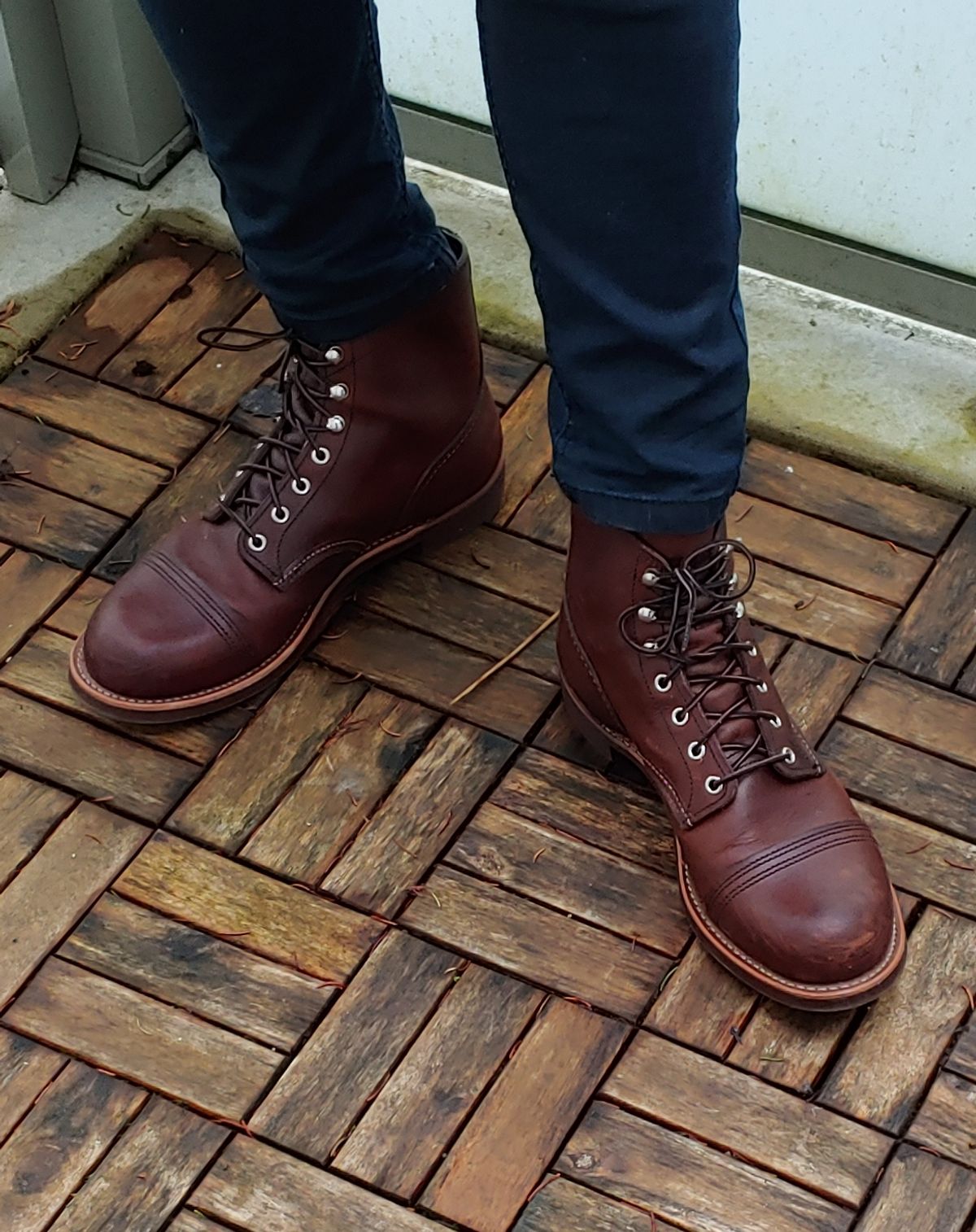 Photo by brunizam on February 3, 2022 of the Red Wing Iron Ranger in S.B. Foot Amber Harness.