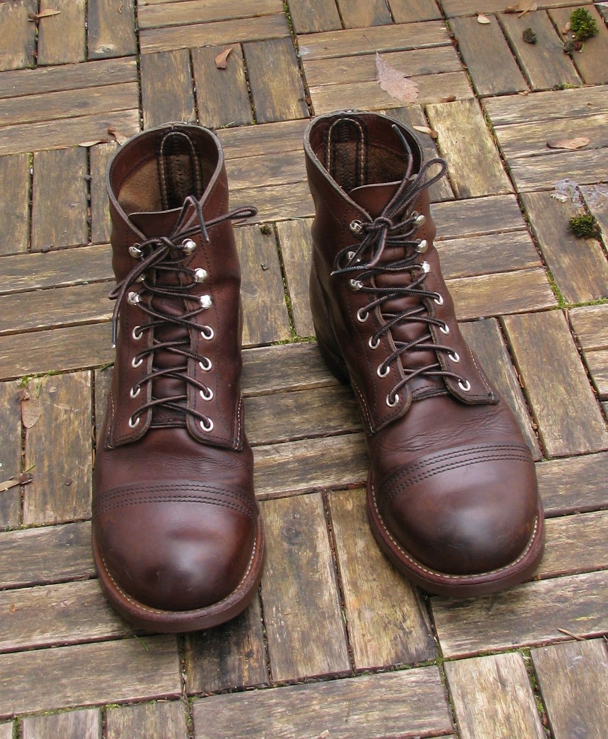 Photo by brunizam on February 25, 2023 of the Red Wing Iron Ranger in S.B. Foot Amber Harness.