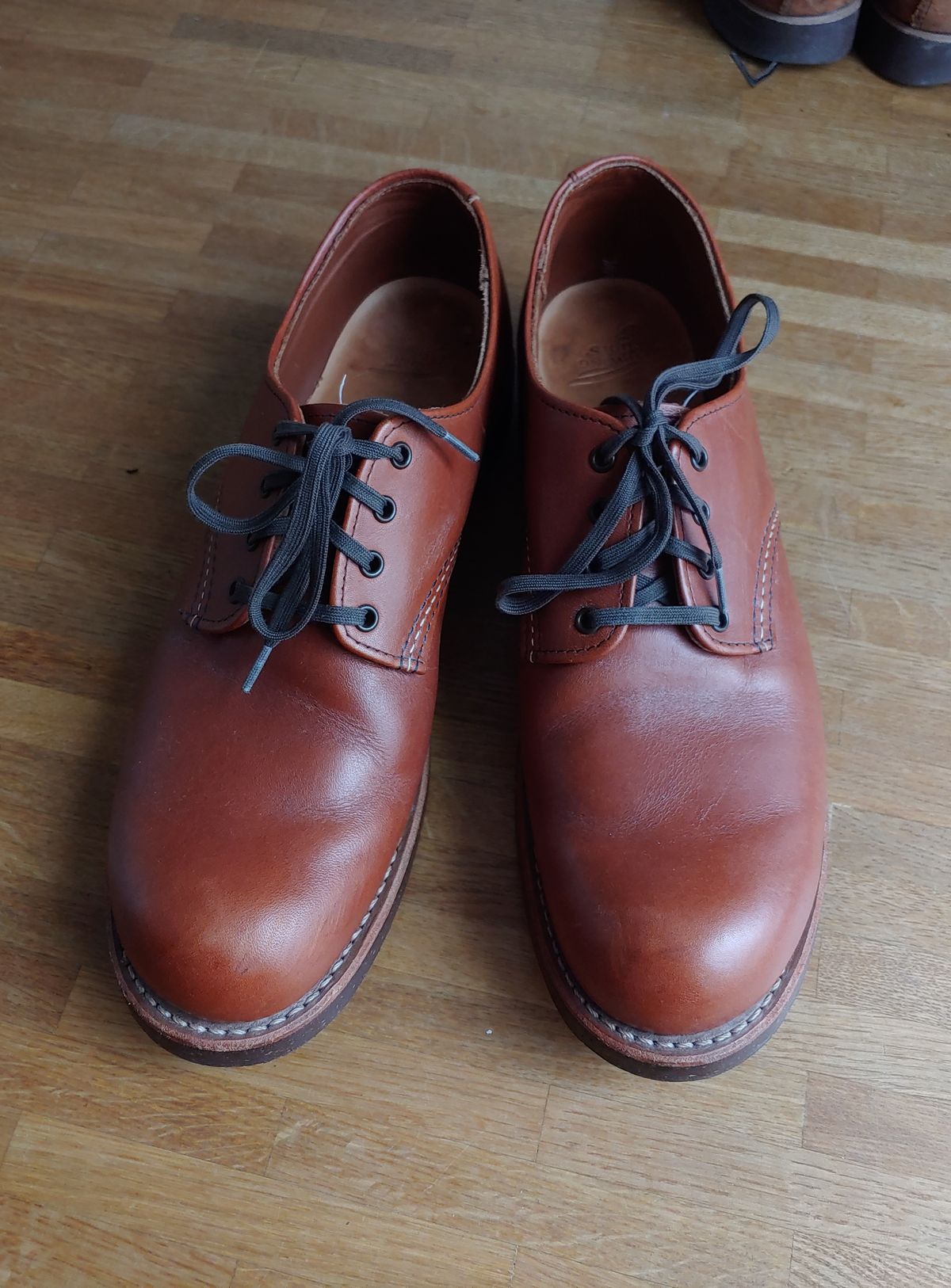 Photo by brunizam on February 28, 2023 of the Red Wing Work Oxford in S.B. Foot Brick Settler.