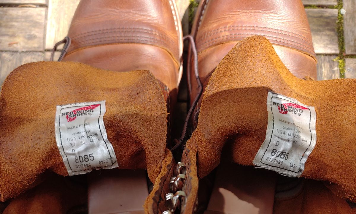 Photo by brunizam on May 26, 2023 of the Red Wing Iron Ranger in S.B. Foot Copper Rough and Tough.