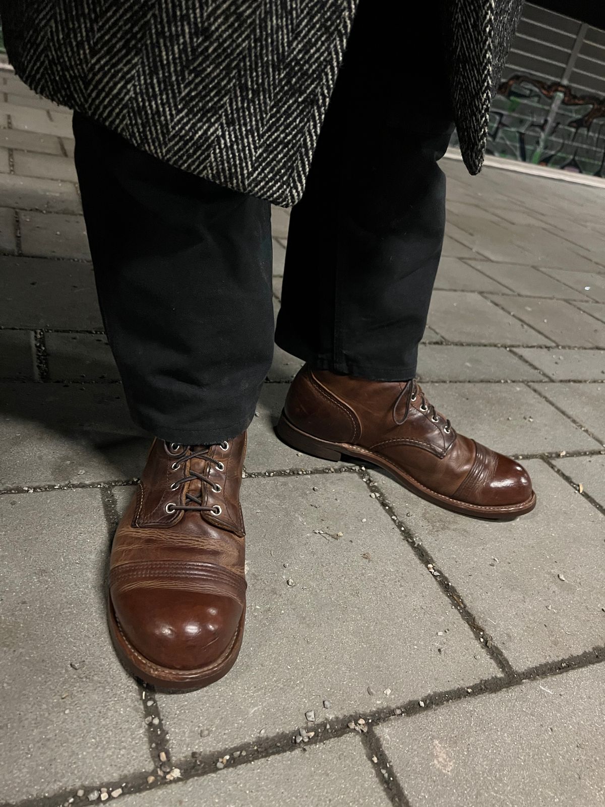 Photo by brunizam on February 21, 2024 of the Red Wing Iron Ranger in S.B. Foot Copper Rough and Tough.