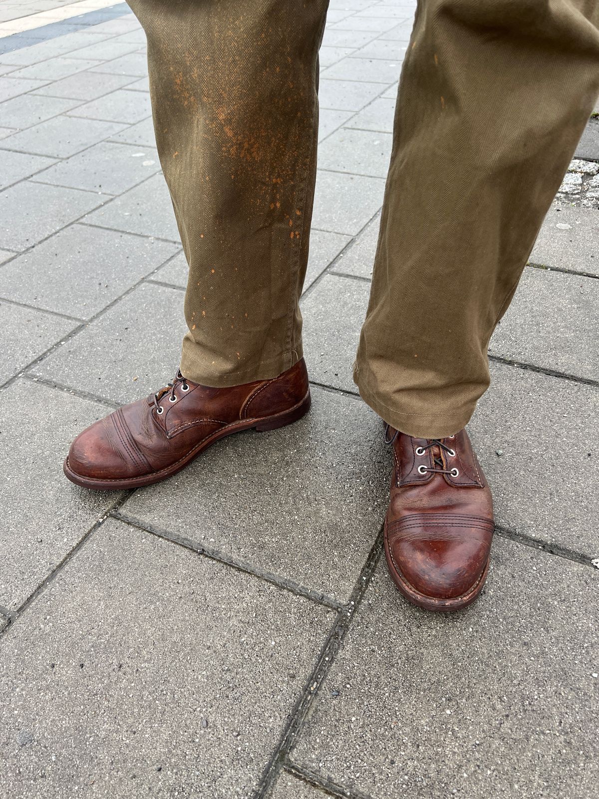 Photo by brunizam on May 5, 2025 of the Red Wing Iron Ranger in S.B. Foot Copper Rough and Tough.