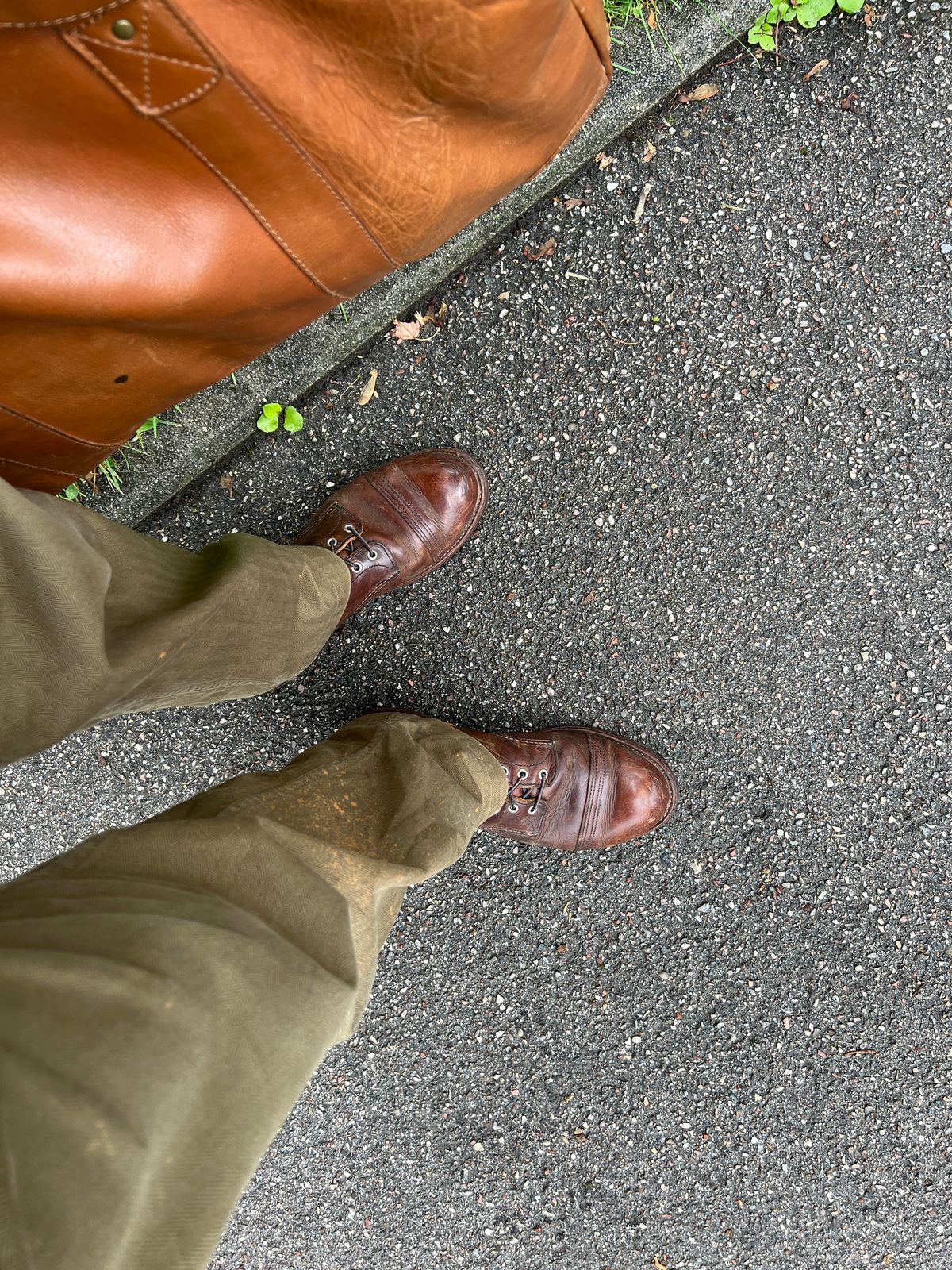 Photo by brunizam on July 24, 2025 of the Red Wing Iron Ranger in S.B. Foot Copper Rough and Tough.