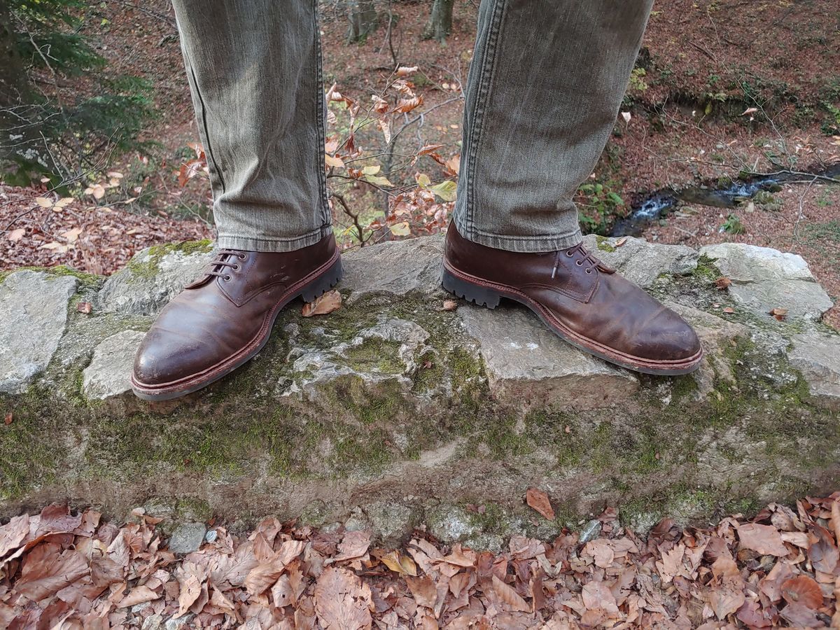 Photo by brunizam on November 13, 2022 of the Meermin Service Boot in Rust Waxy Calf.