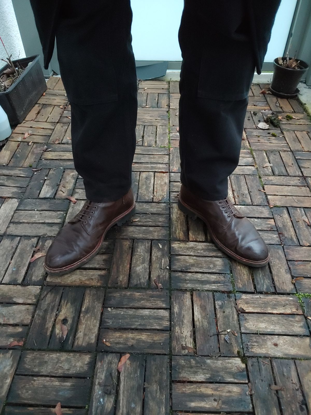 Photo by brunizam on February 1, 2023 of the Meermin Service Boot in Rust Waxy Calf.