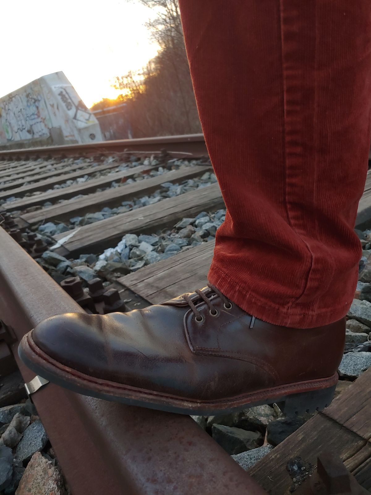 Photo by brunizam on February 23, 2023 of the Meermin Service Boot in Rust Waxy Calf.