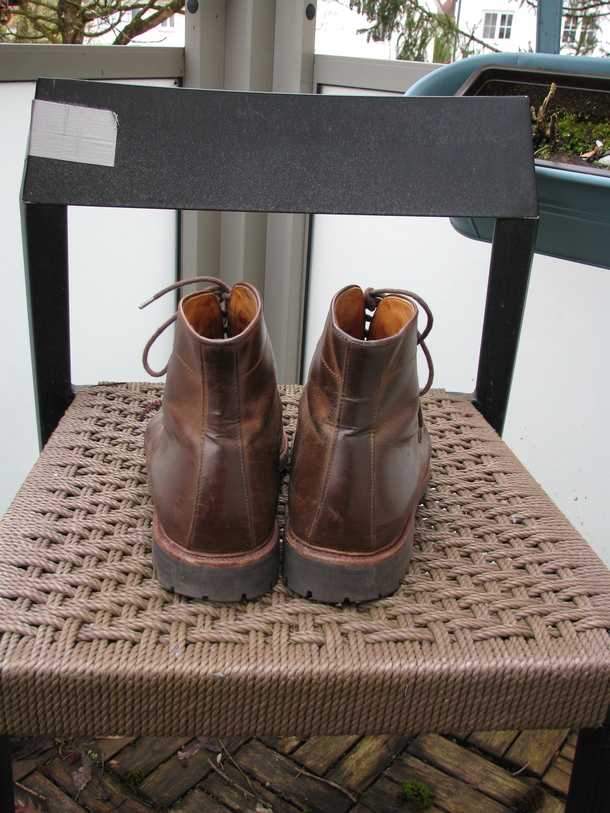 Photo by brunizam on April 2, 2023 of the Meermin Service Boot in Rust Waxy Calf.