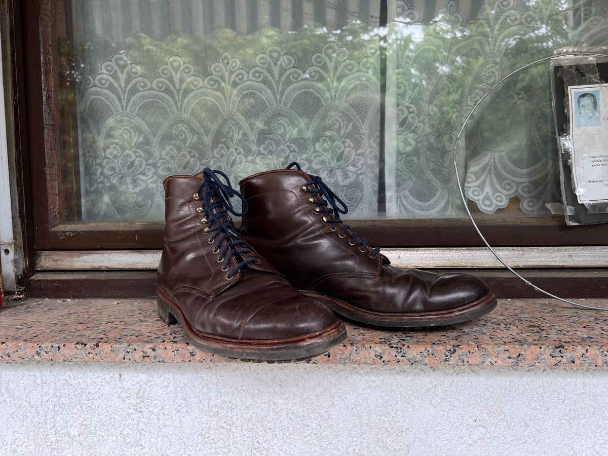 Photo by brunizam on June 12, 2024 of the Meermin Service Boot in Rust Waxy Calf.