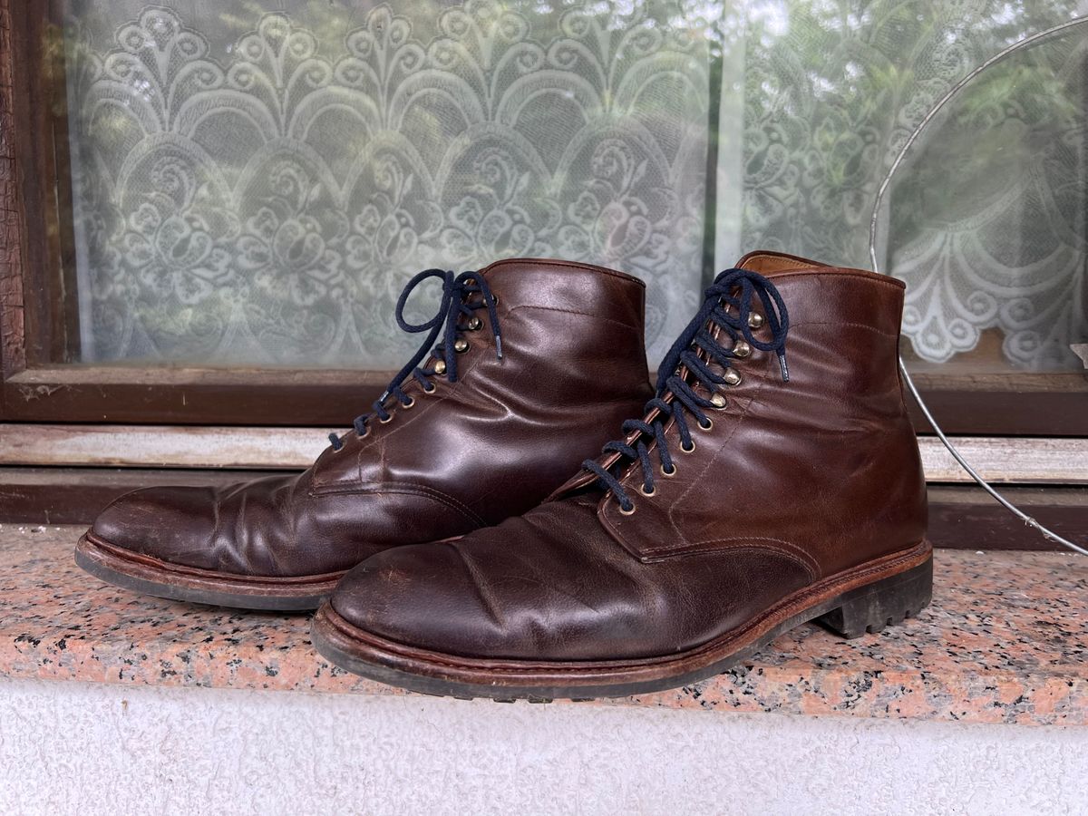 Photo by brunizam on June 12, 2024 of the Meermin Service Boot in Rust Waxy Calf.