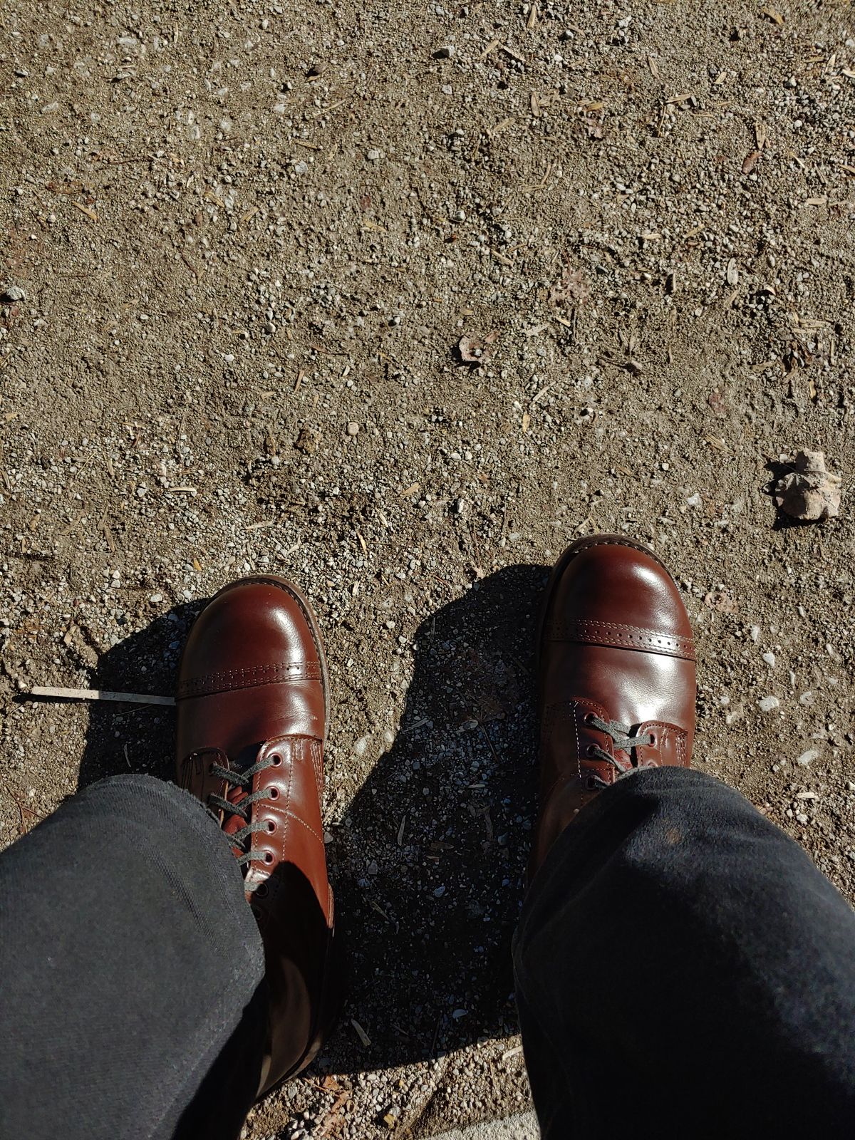 Photo by brunizam on October 25, 2023 of the Corcoran CV1511 in Performance "Spit Shine-able" leather.