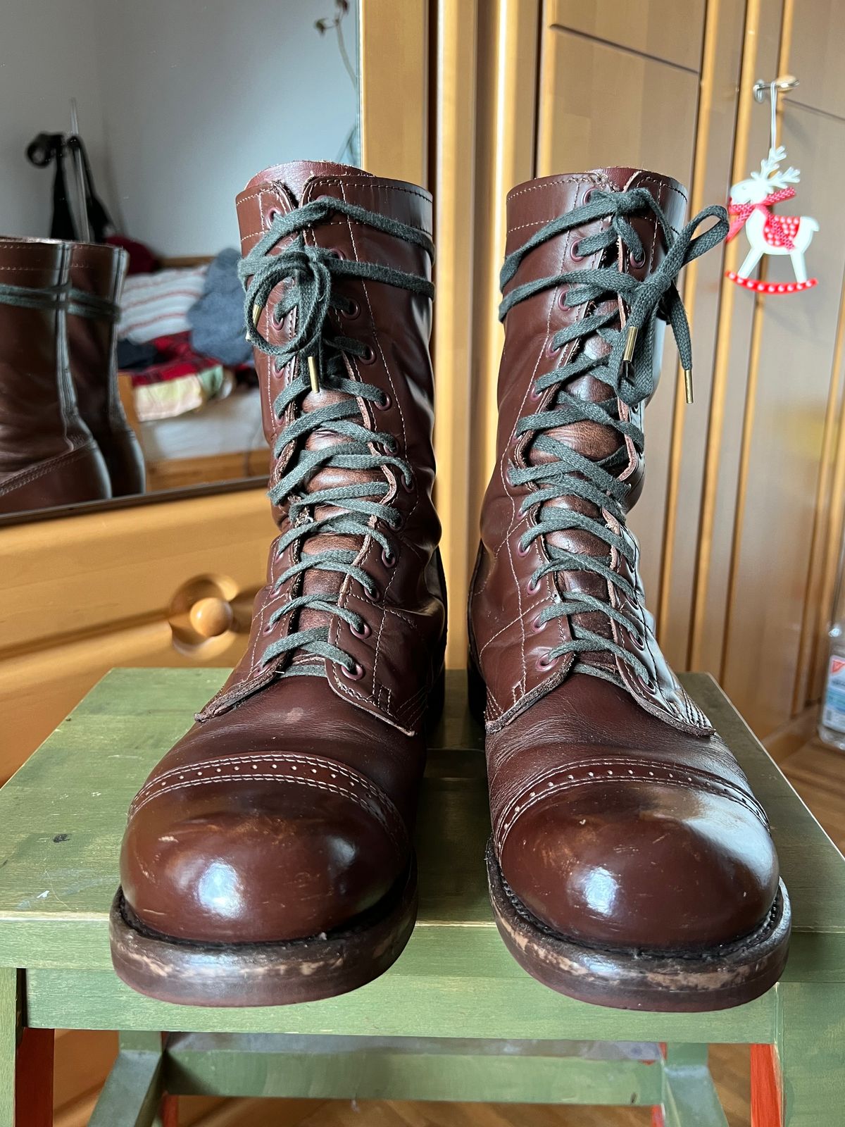 Photo by brunizam on January 3, 2024 of the Corcoran CV1511 in Performance "Spit Shine-able" leather.