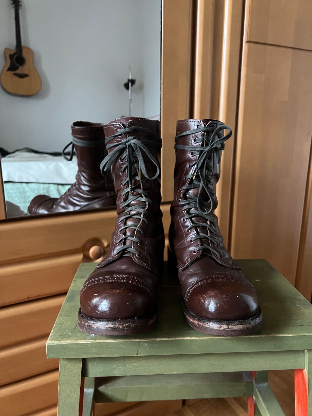 Photo by brunizam on February 1, 2024 of the Corcoran CV1511 in Performance "Spit Shine-able" leather.