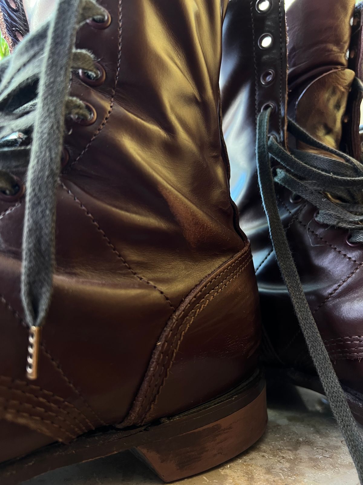 Photo by brunizam on February 25, 2024 of the Corcoran CV1511 in Performance "Spit Shine-able" leather.