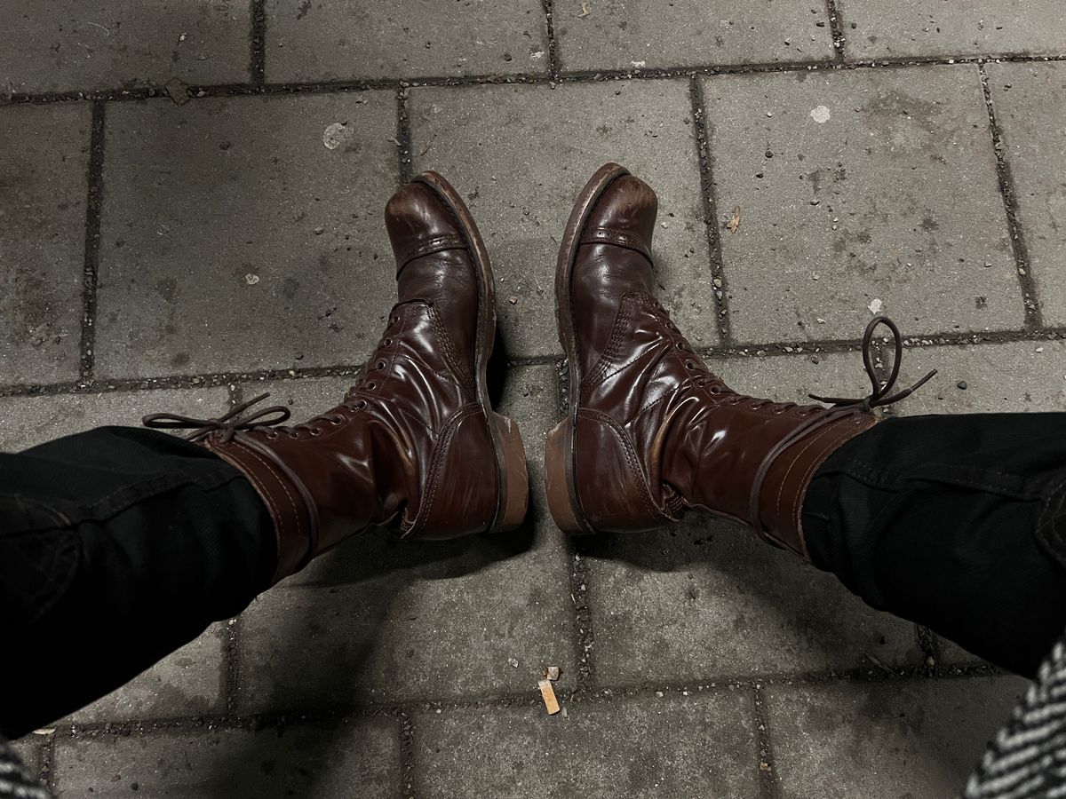 Photo by brunizam on January 28, 2026 of the Corcoran CV1511 in Performance "Spit Shine-able" leather.