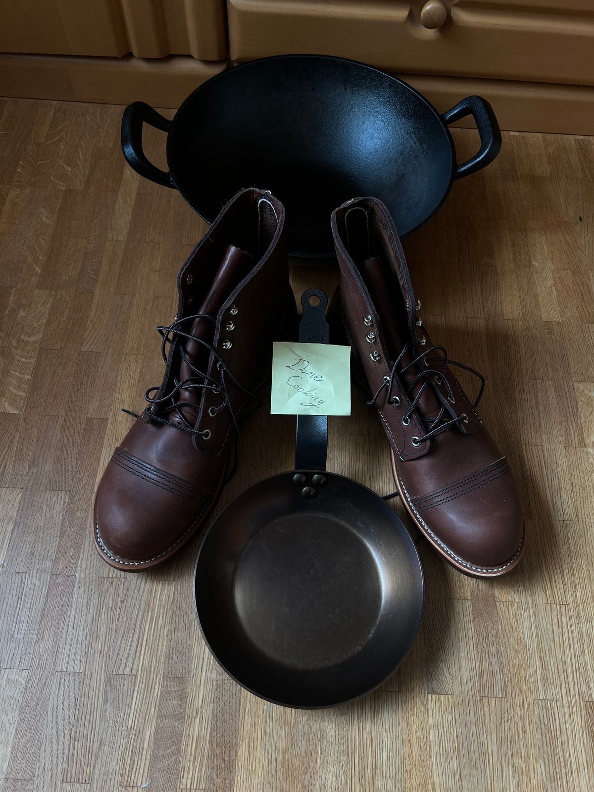 Photo by brunizam on November 1, 2025 of the Red Wing Iron Ranger in S.B. Foot Amber Harness.