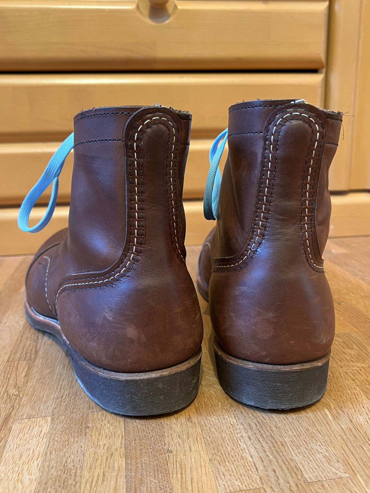 Photo by brunizam on December 2, 2025 of the Red Wing Iron Ranger in S.B. Foot Amber Harness.