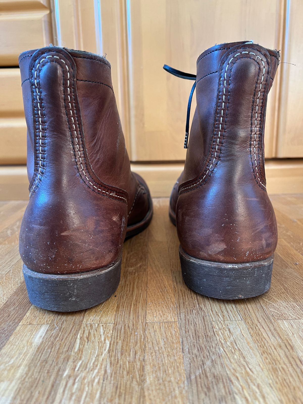 Photo by brunizam on January 4, 2026 of the Red Wing Iron Ranger in S.B. Foot Amber Harness.