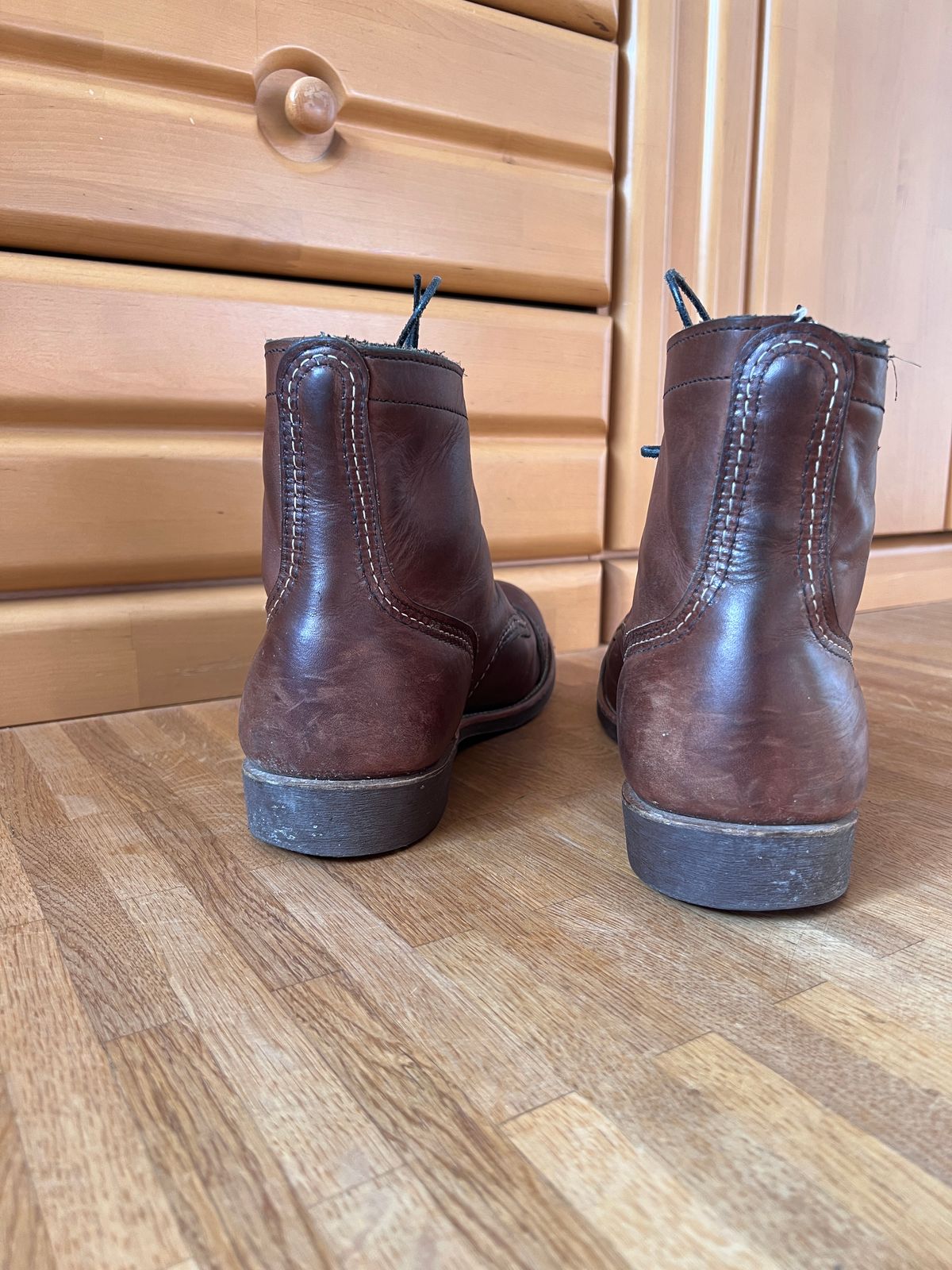 Photo by brunizam on February 2, 2026 of the Red Wing Iron Ranger in S.B. Foot Amber Harness.