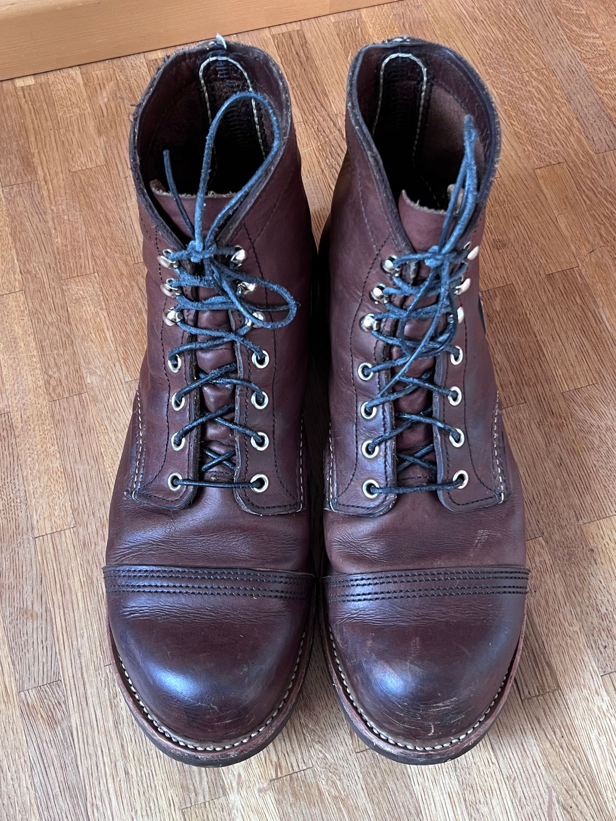 Photo by brunizam on February 2, 2026 of the Red Wing Iron Ranger in S.B. Foot Amber Harness.